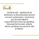Portalul www.lacheie.md a fost lansat!