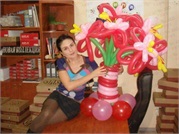 Flori și buchete din baloane