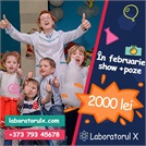 Laboratorul X: show științific + poze la doar 2000 lei